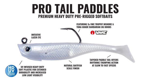 Protail Paddle Guide Pack: 3.5" 1oz (4pc)