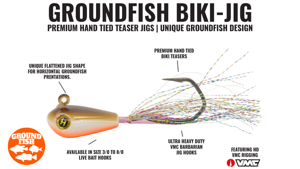 Groundfish Biki Jig 3/0 1.6oz