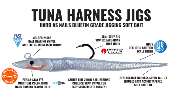 6oz (11inch) Tuna Harness Jigs