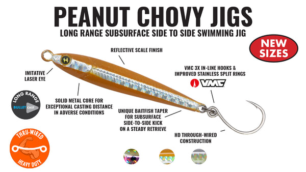 3/8oz (2inch) Peanut 'Chovy Jig