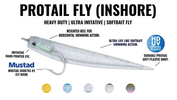 3" 1.5g Protail Fly (Inshore)