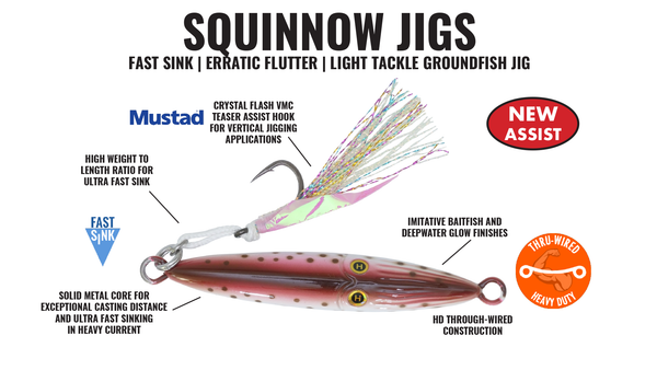 3.5oz (4.5inch) Squinnow Jig