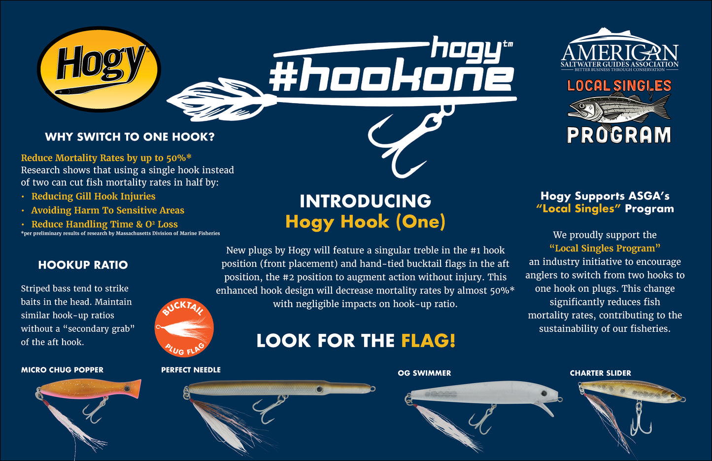 Hook (One) Printed Sign 8.5" x 11"