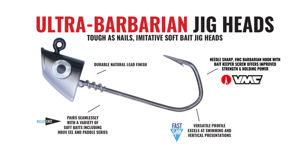 Ultra Barbarian Jig Silver 10/0 (2pk)