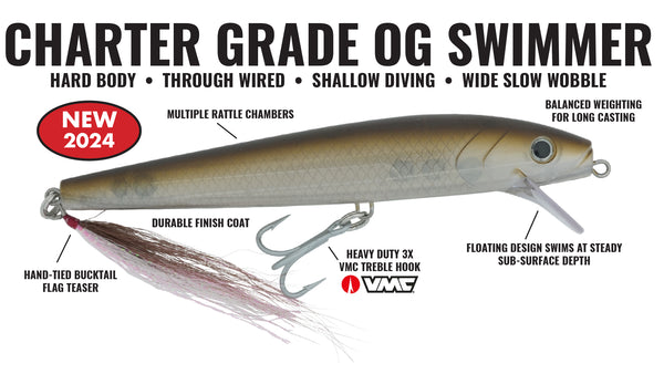 Charter Grade OG Swimmer: 1.75oz - 7inch