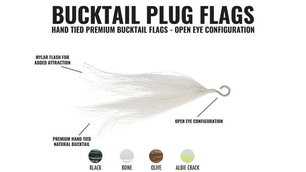 Plug Flag Bucktail Teaser Large (Single)