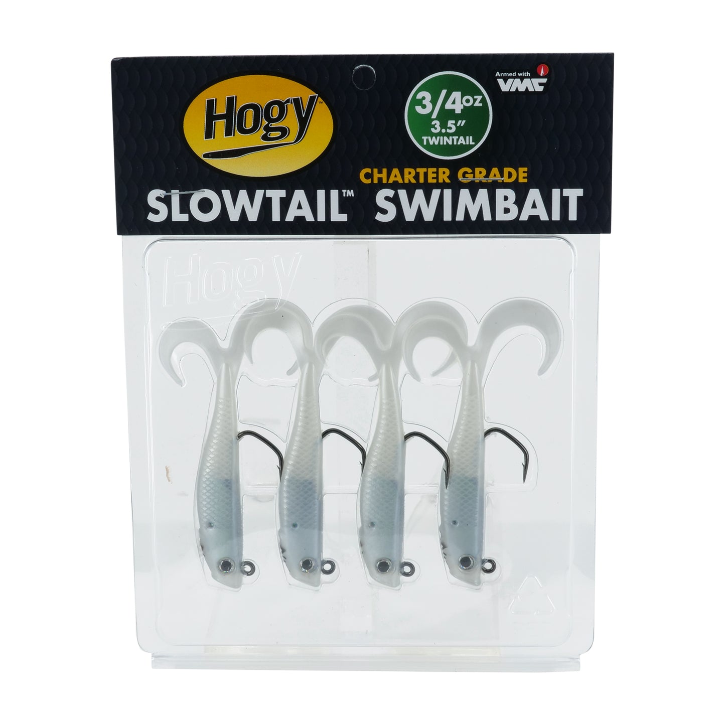 Slowtail Twin Tail Guide Pack: 3.5" 3/4oz (4pc)