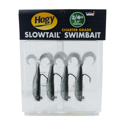 Slowtail Twin Tail Guide Pack: 3.5" 3/4oz (4pc)