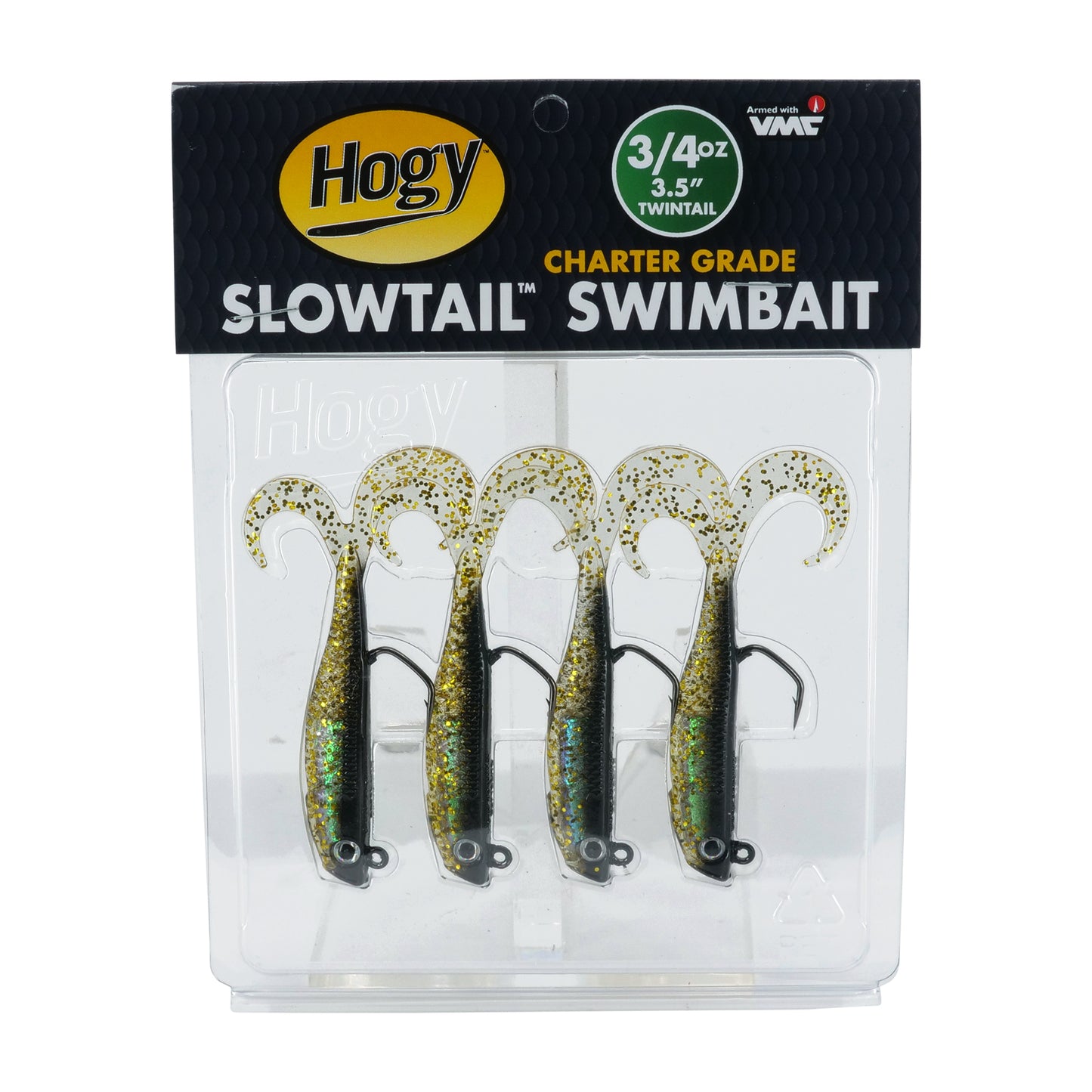 Slowtail Twin Tail Guide Pack: 3.5" 3/4oz (4pc)