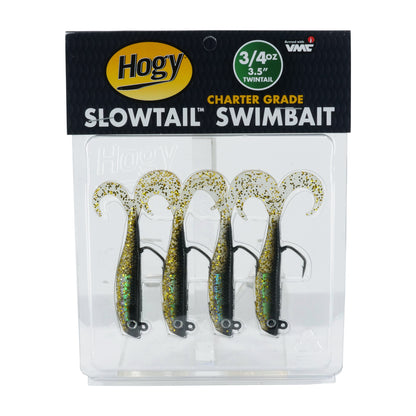 Slowtail Twin Tail Guide Pack: 3.5" 3/4oz (4pc)