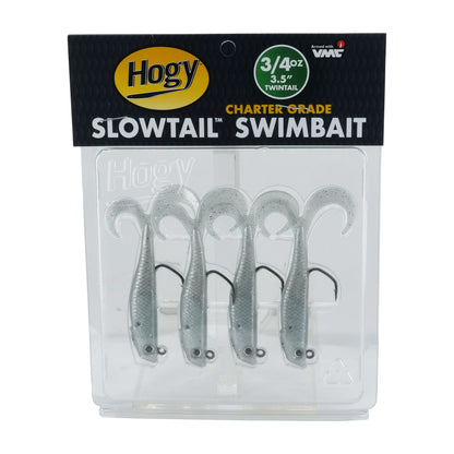 Slowtail Twin Tail Guide Pack: 3.5" 3/4oz (4pc)