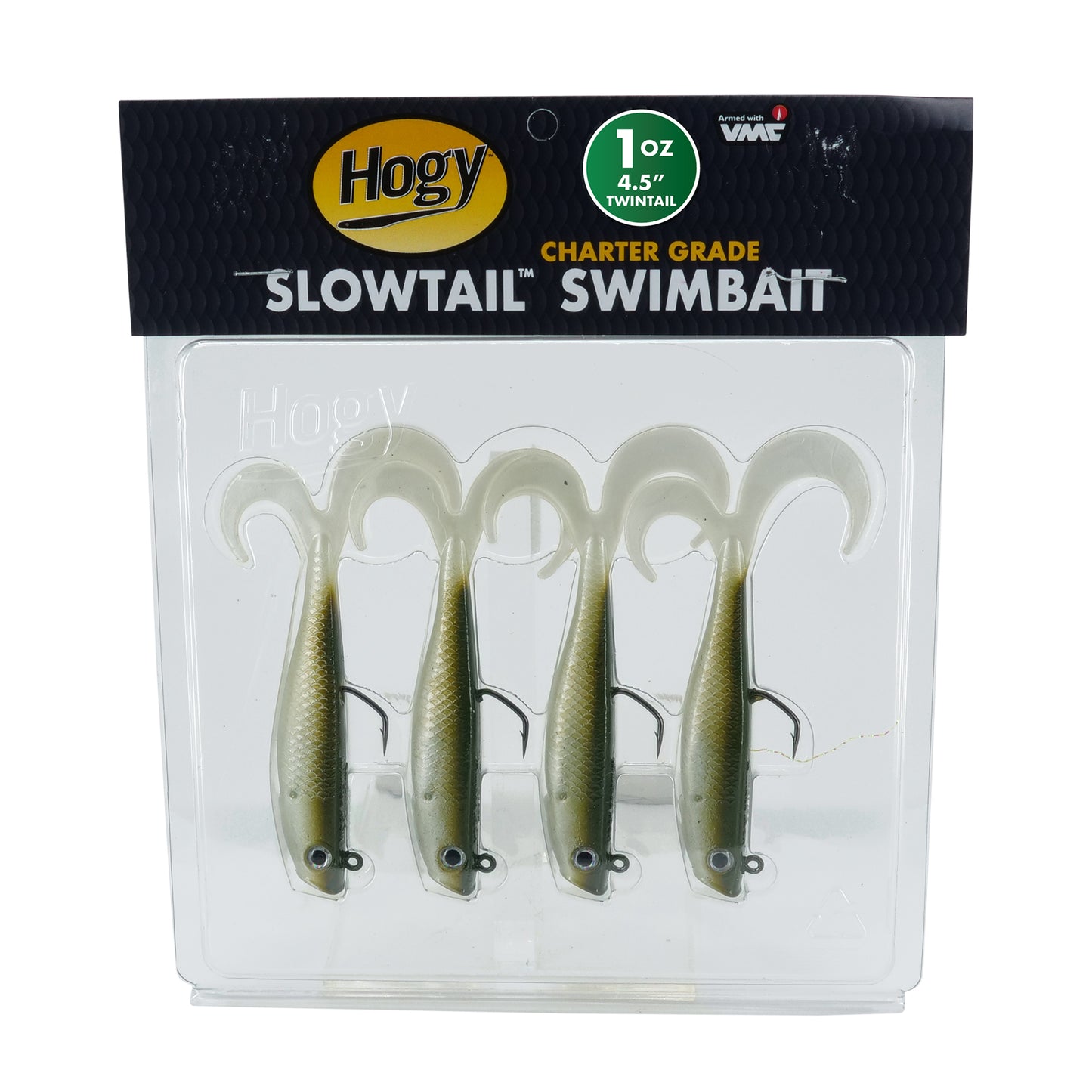 Slowtail Twin Tail Guide Pack: 4.5" 1oz (4pc)